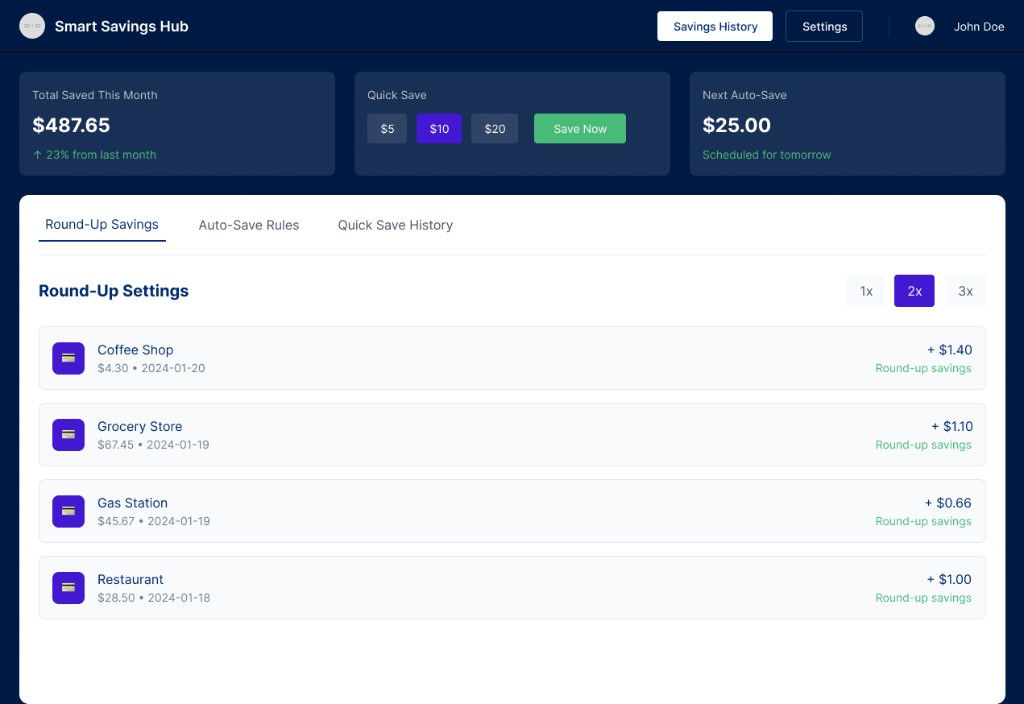 Wellness rewards UI