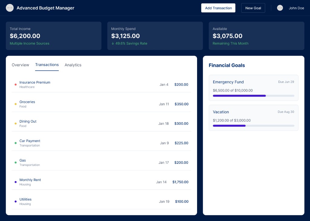 Subscriptions and recurring UI